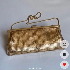 Vintage La Regale Gold Mesh Clutch!